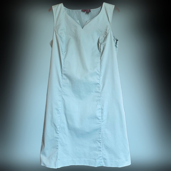 Light Blue Green Sleeveless Dress - Picture 1 of 6